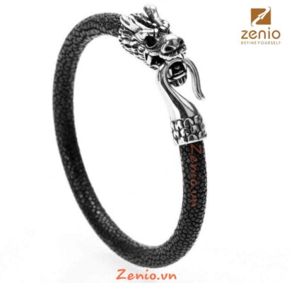 vong tay da ca duoi charm dau rong zenio