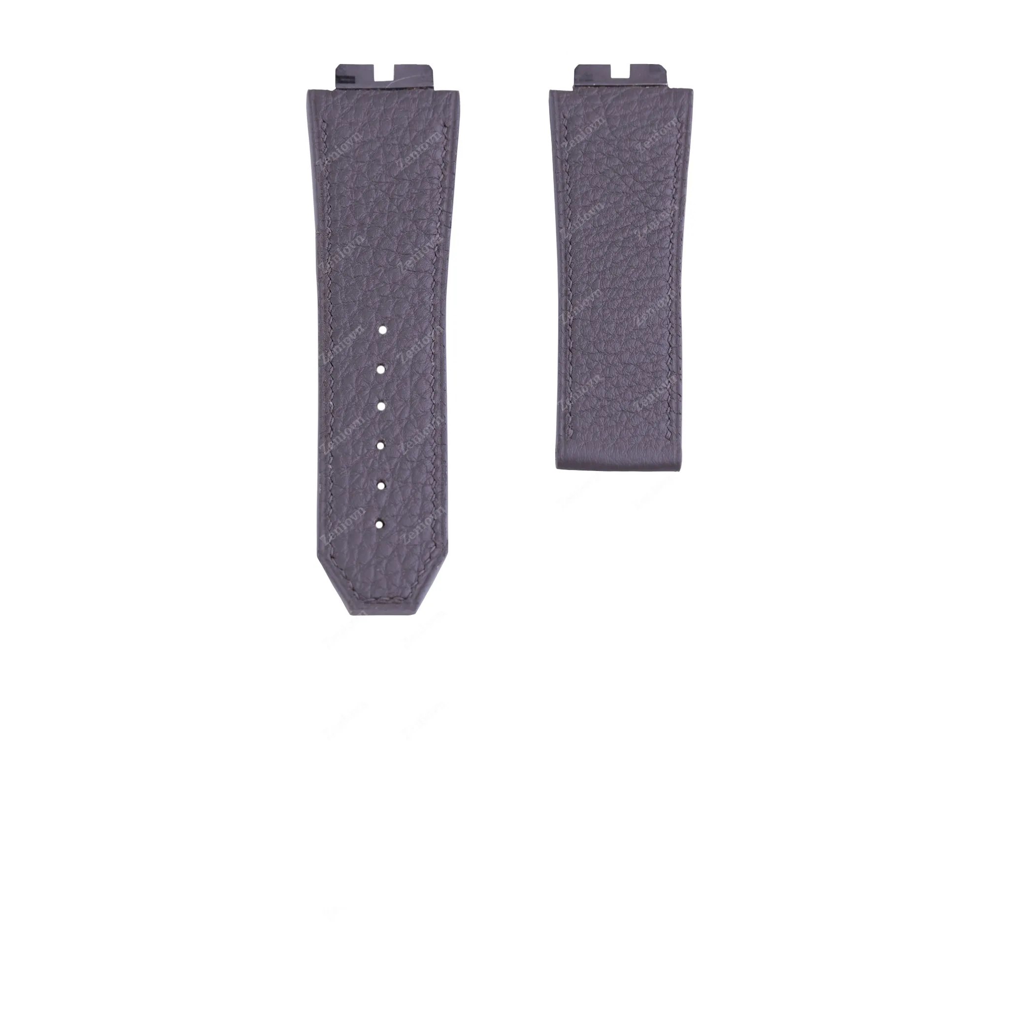 Dây đồng hồ Hublot Big Bang Sang Bleu King Gold One Click - Dây Da Togo Xám