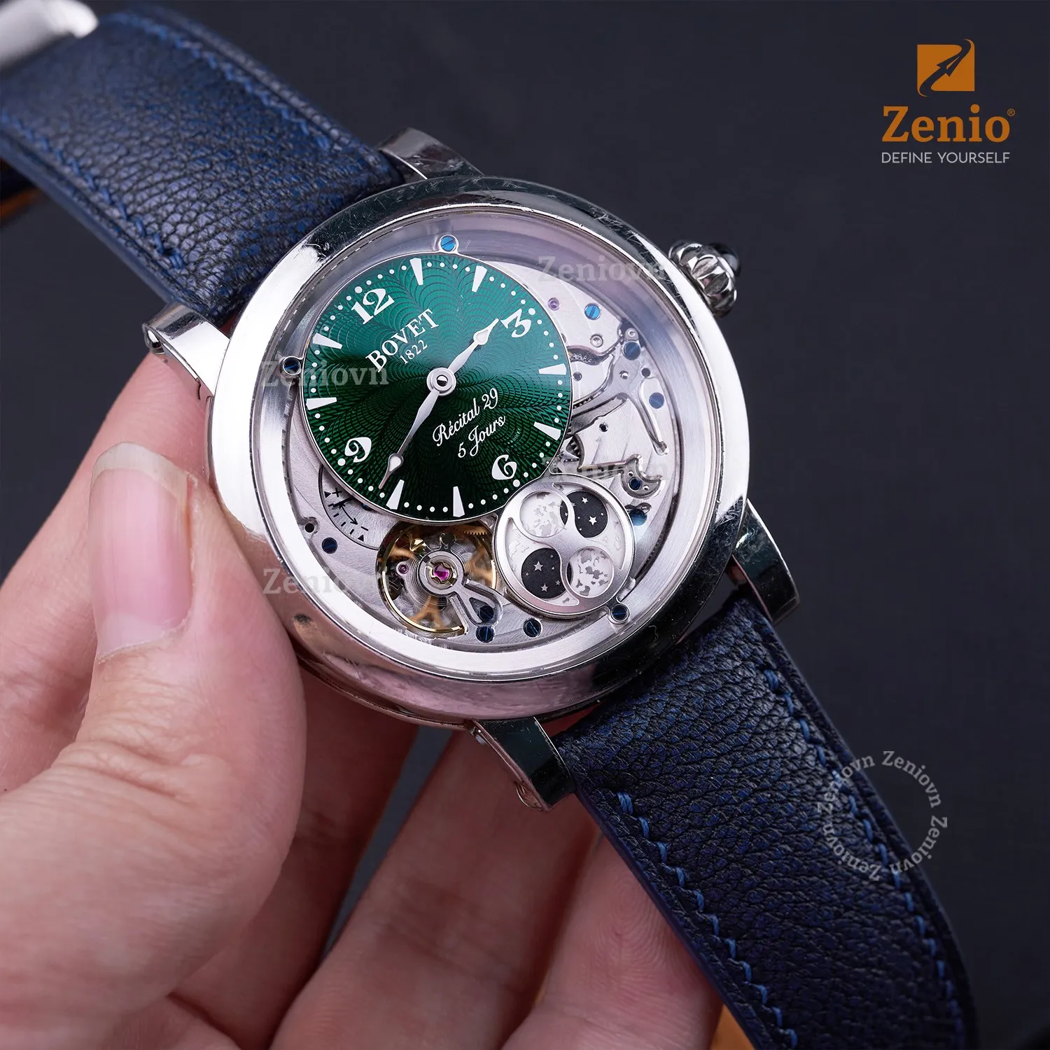 Dây Da Fatnat Màu Xanh Navy 2