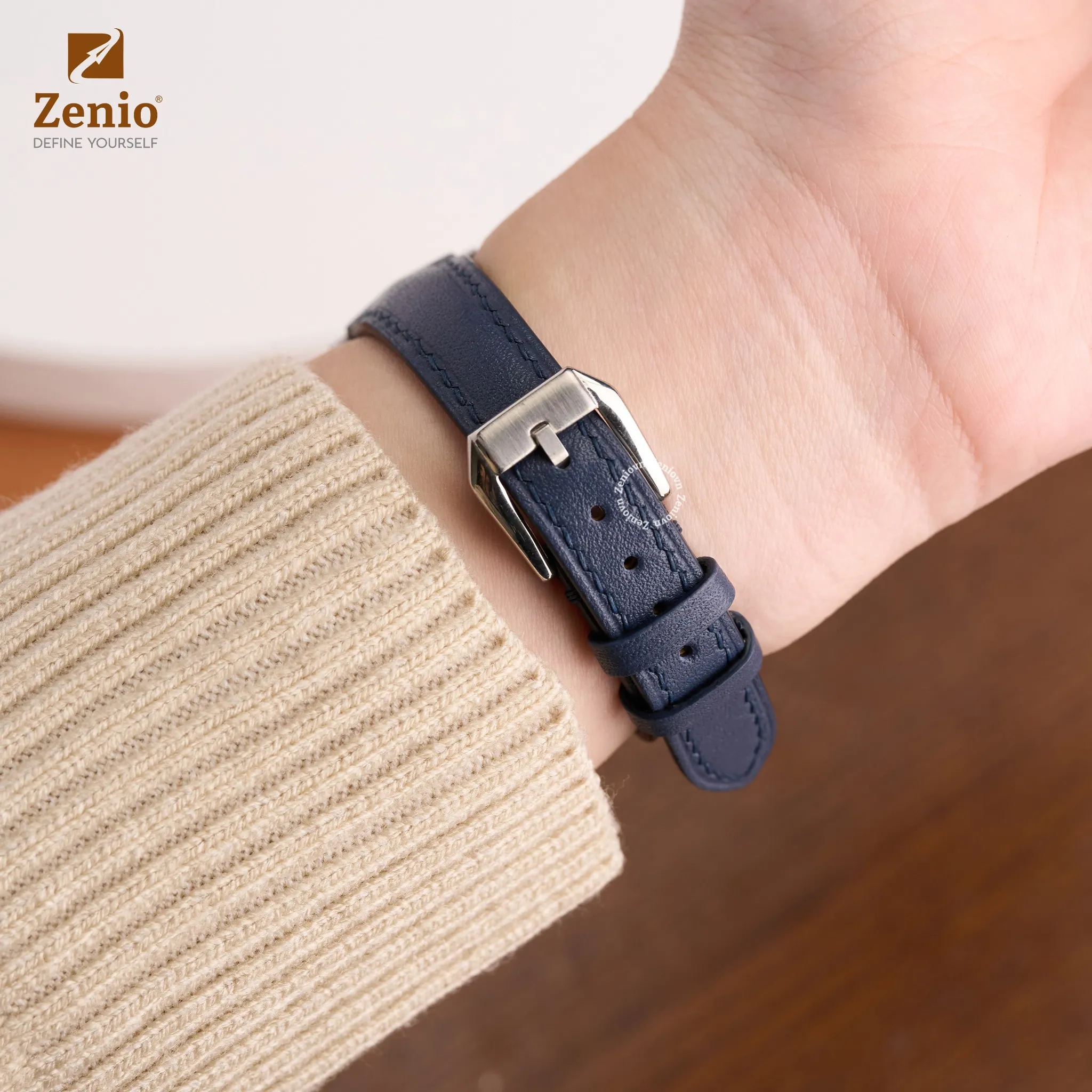 Dây Da Nappa Classic - Màu Navy 2