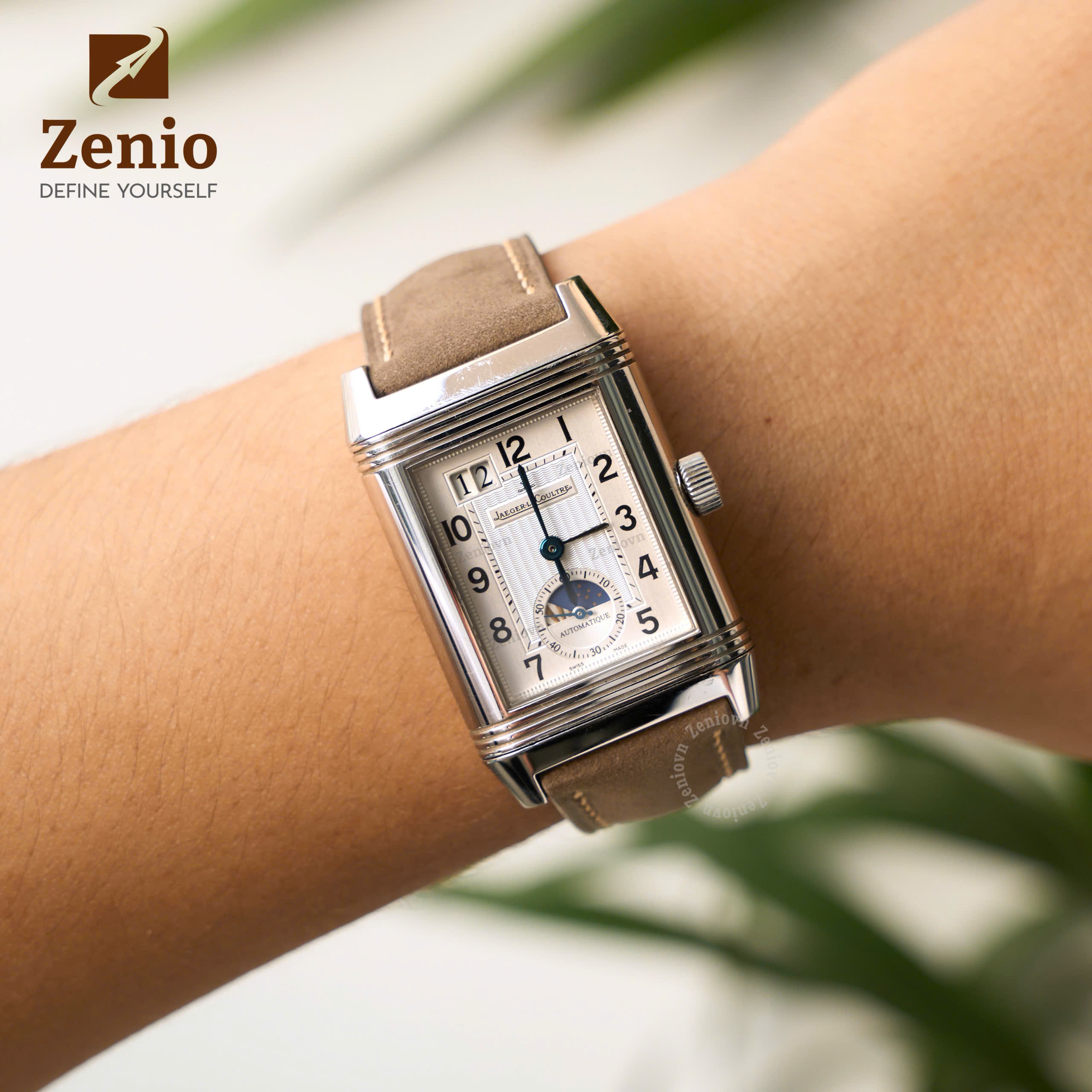 Dây Đồng Hồ Da Nubuck Màu Taupe4