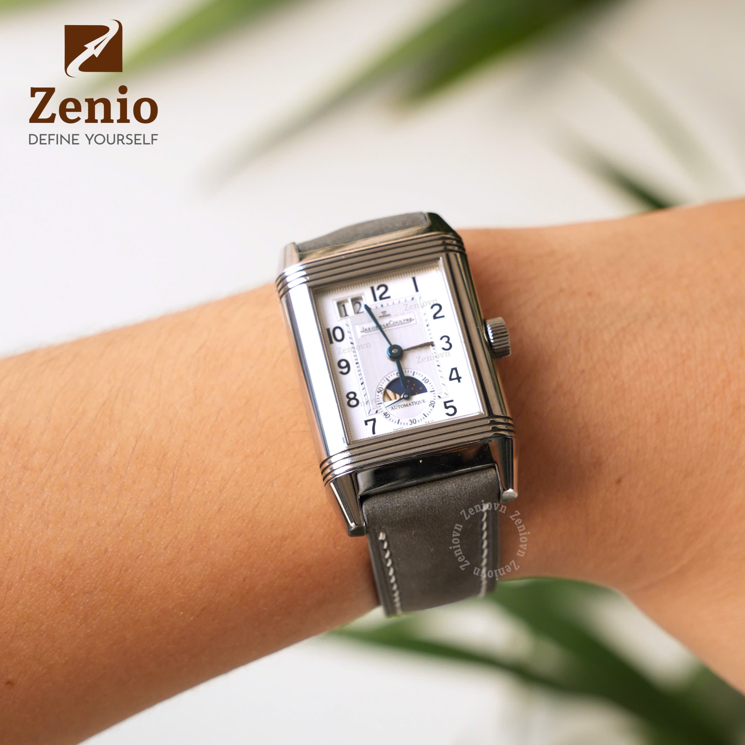 Dây Đồng Hồ Da Nubuck Màu Xám4