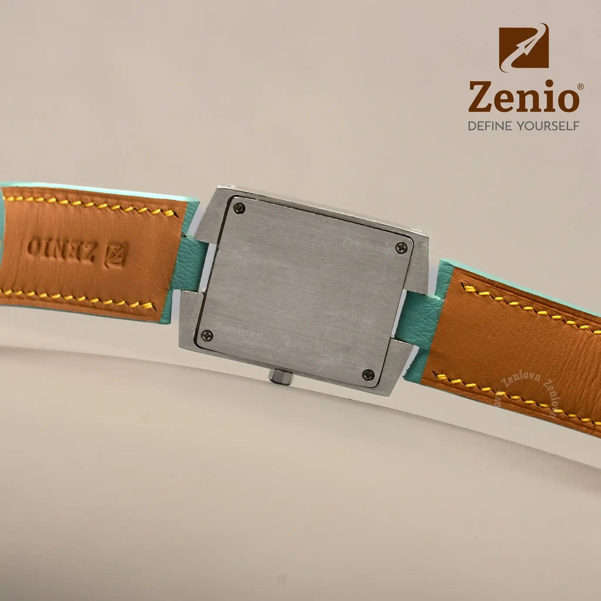 Dây da đồng hồ thay thế cho Movado Eliro - Dây Da Alran Fanat Màu Mint (3)
